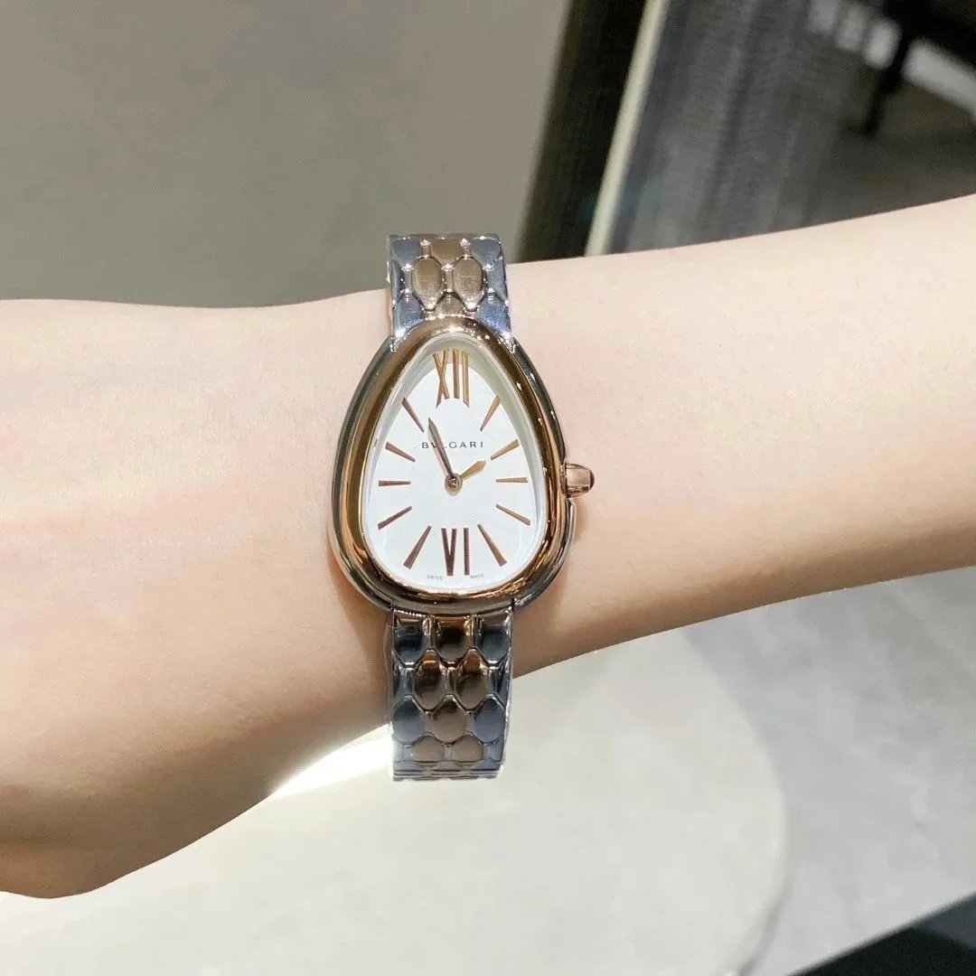 Bvlgari Watches Serpenti Seduttori diamond-set bracelet watch — 24