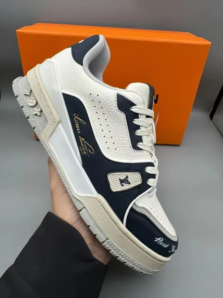 Louis Vuitton Archlight Sneakers Navy and Beige Sneakers - 16