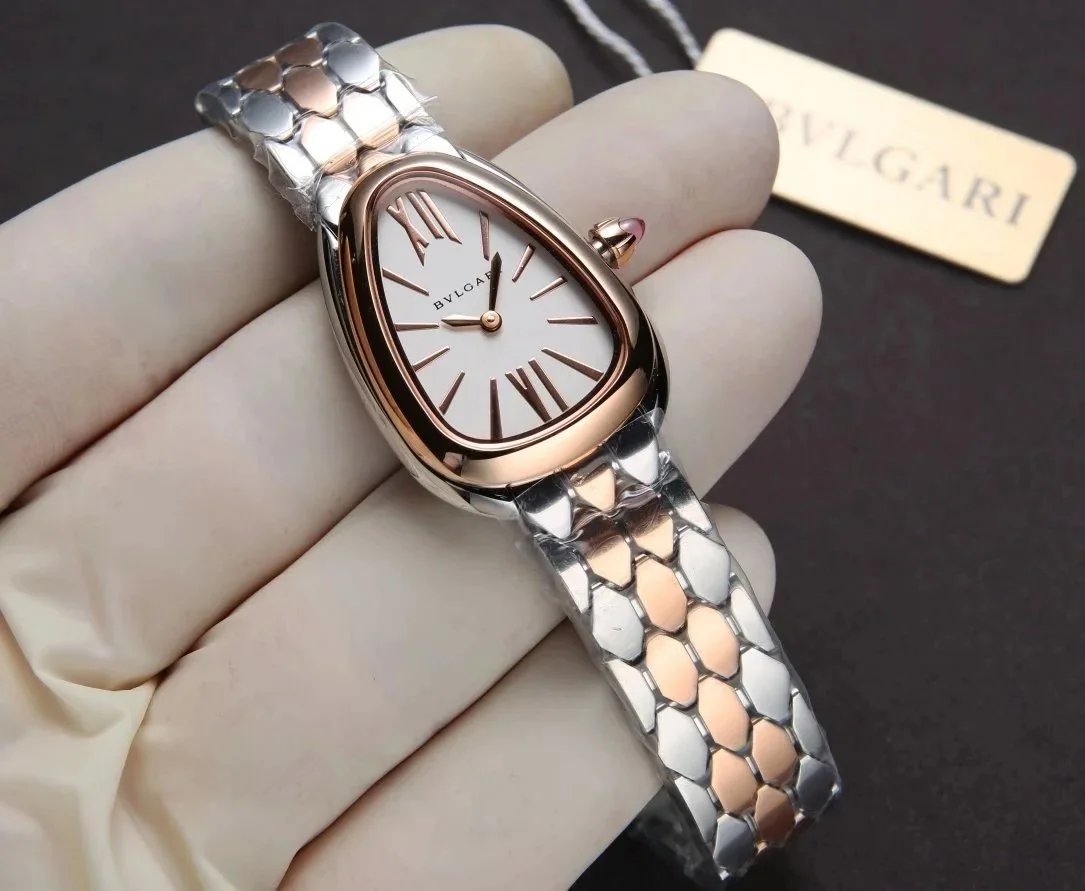 Bvlgari Watches Serpenti Seduttori diamond-set bracelet watch — 40