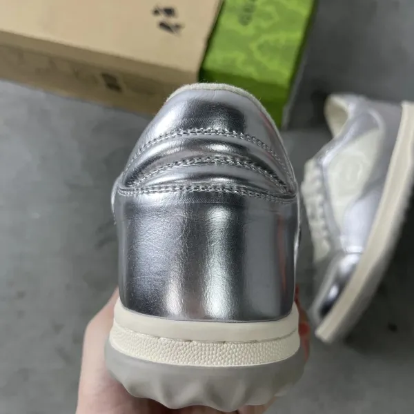 Gucci Rhyton Low Cream and Brown Sneakers - 16