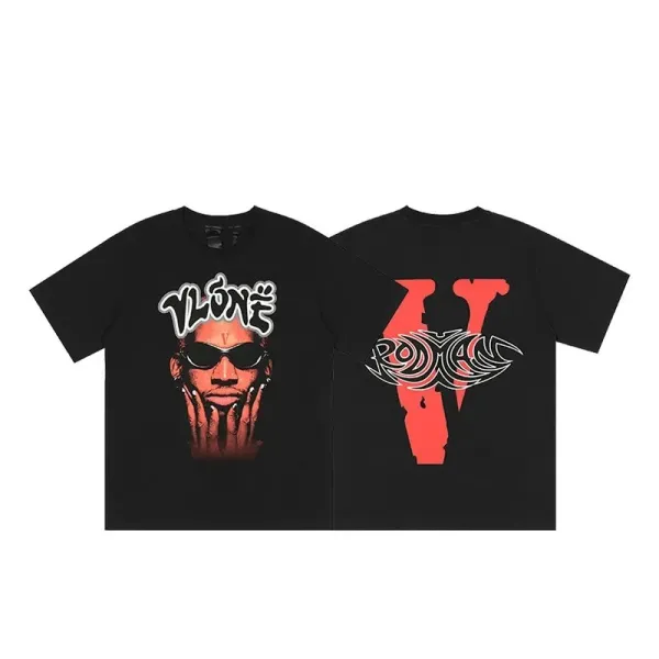 Vlone x Pop Smoke Devil Face Black T-Shirt - 22