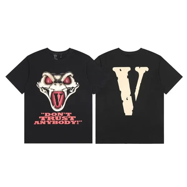 Vlone x Pop Smoke Devil Face Black T-Shirt - 38