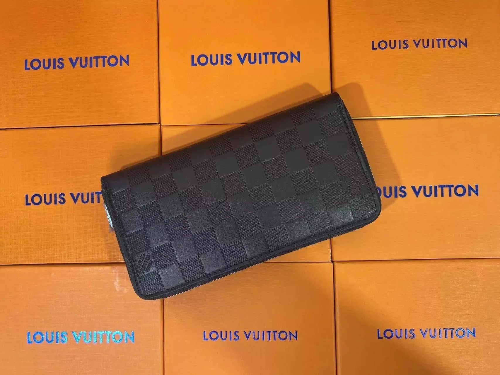 Louis Vuitton Monogram Canvas Sarah Long Wallet Black - 8