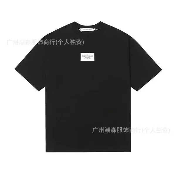 Calvin Klein Jeans Label T-Shirt Black - 1