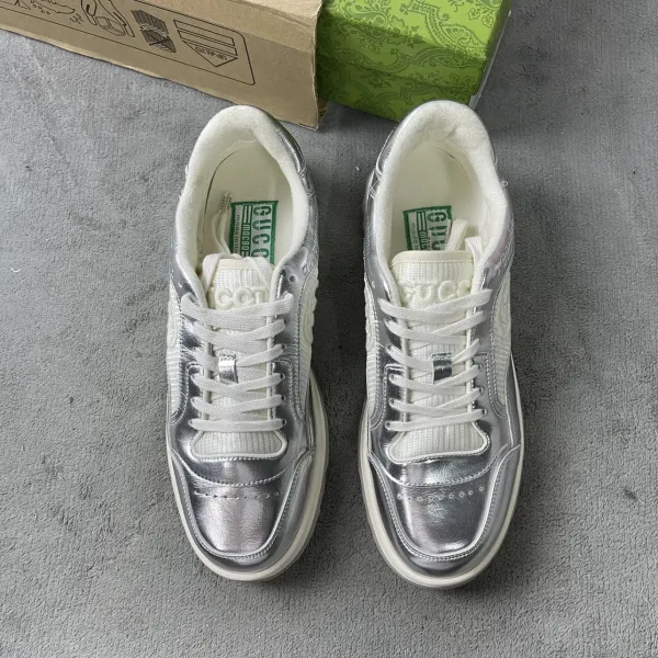 Gucci Rhyton Low Cream and Brown Sneakers - 13