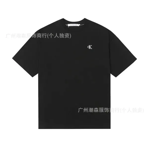Calvin Klein Jeans Monogram Logo Black T-Shirt - 1