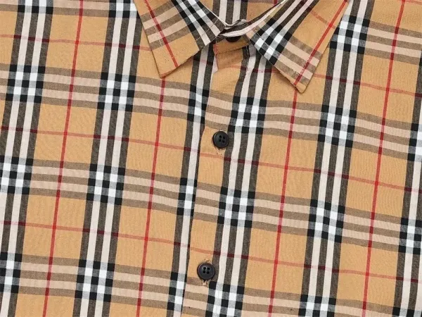 Burberry Classic Check Short-Sleeve Shirt Beige Multicolor - 9