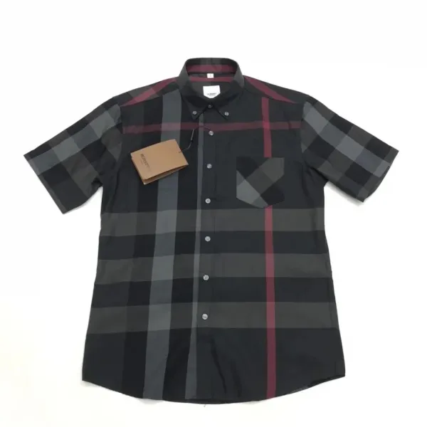 Burberry Classic Check Short-Sleeve Shirt Beige Multicolor - 22