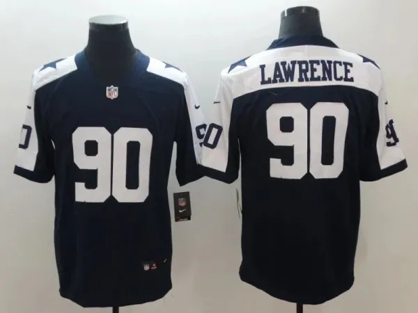 Dallas Cowboys Nike NFL Game Jersey White Blue #90 Lawrence - 11