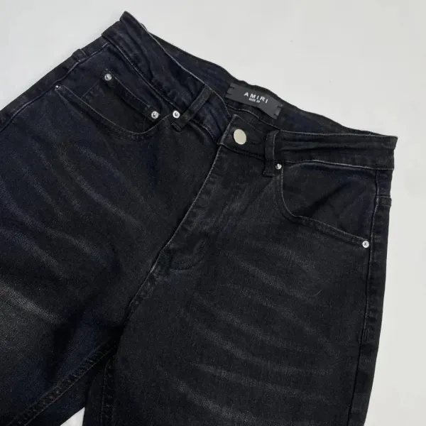 Amiri MIRI Embroidered Denim Jeans Navy - 10