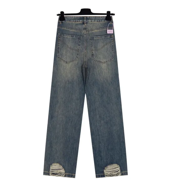 Amiri MIRI Embroidered Denim Jeans Navy - 17