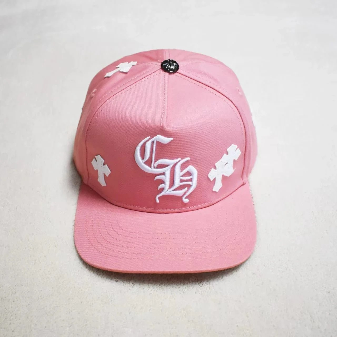 CH Cross Leather Label Pink