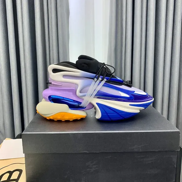 Balenciaga Triple S Neon Yellow Black White Sneakers Chunky Sneakers - 11