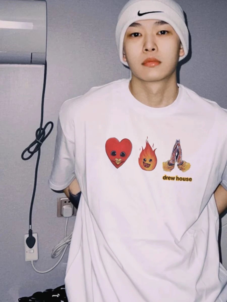 Drew House Dino Smiley Purple Oversized T-Shirt - 4