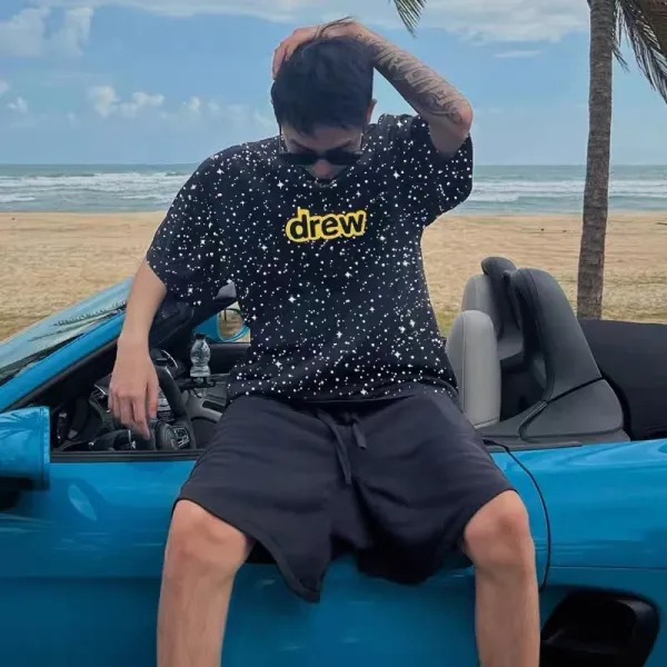 Drew House Starry Night Black T-Shirt - 1