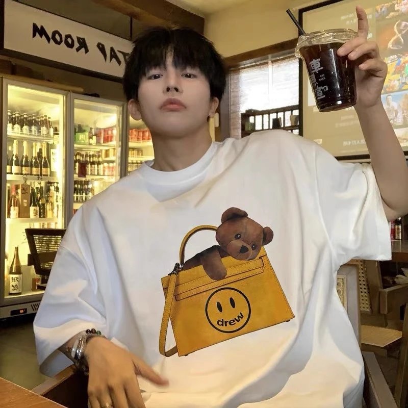 Drew House Dino Smiley Purple Oversized T-Shirt - 10
