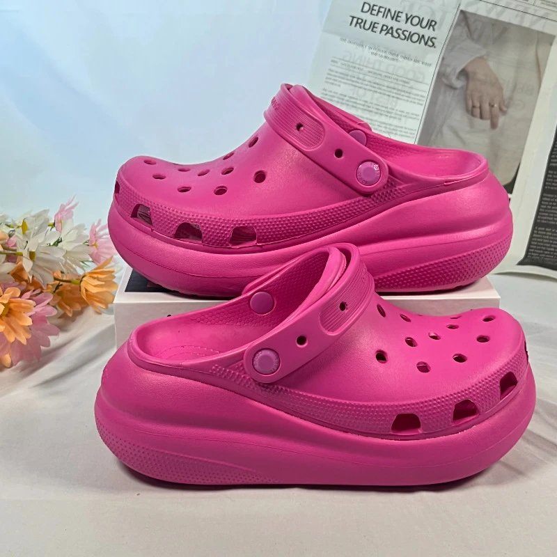 Crocs Classic Clog Pink Sandals - 18