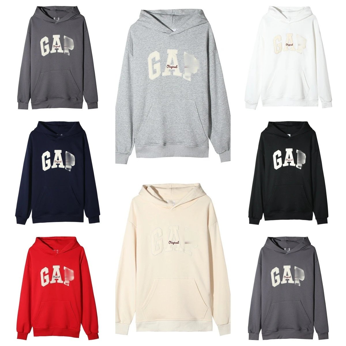 GAP Original Arch Logo Hoodie Forest Green - 3