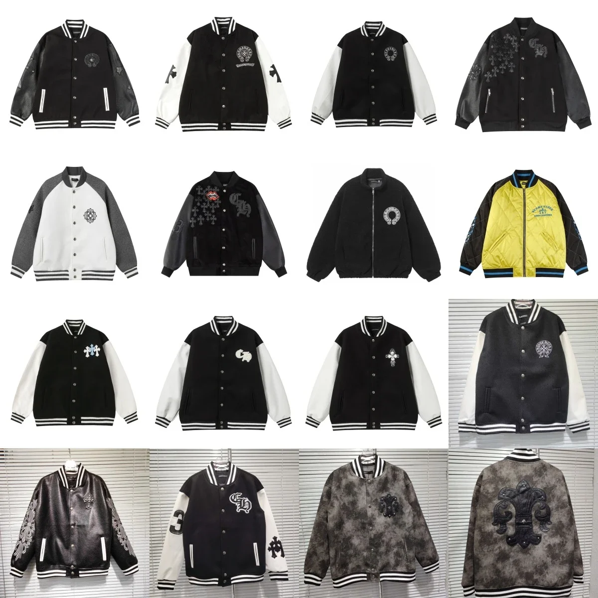 Chrome Hearts Baseball Varsity Jackets [Multiple Styles]