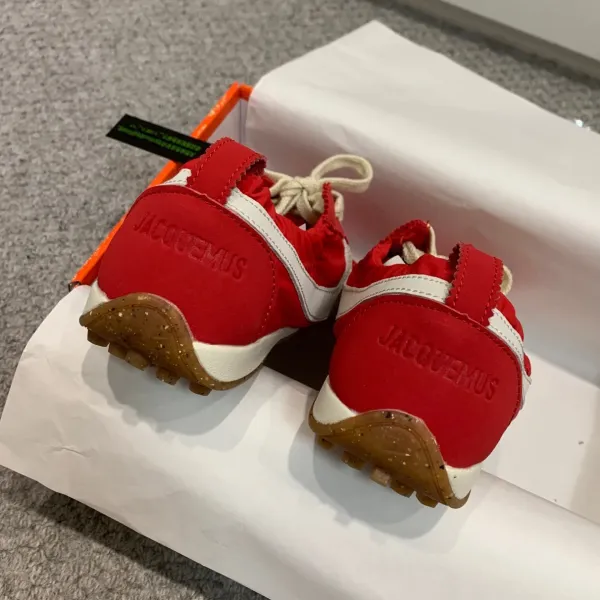 Nike Waffle Racer Red Gum Sole Sneakers - 7