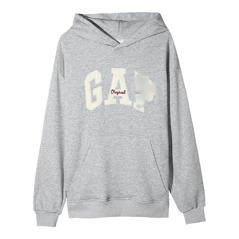 GAP Original Arch Logo Hoodie Gray
