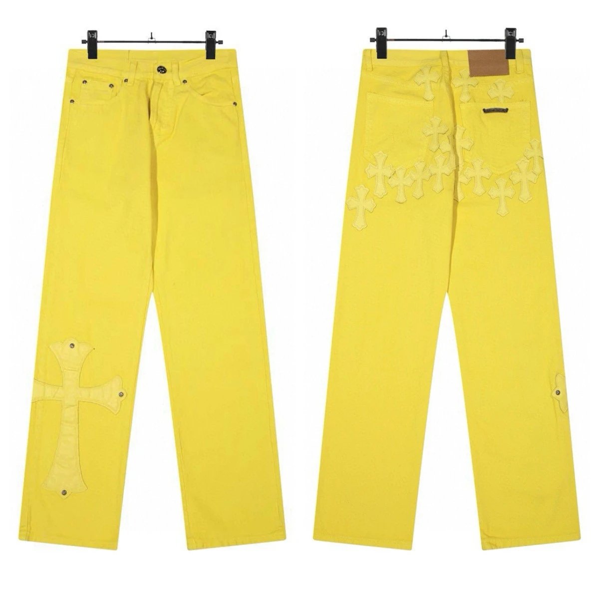 Straight-Leg Denim Jeans photo 2