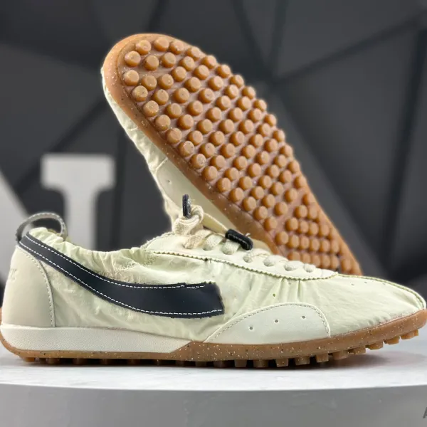 Nike Waffle Racer Red Gum Sole Sneakers - 4