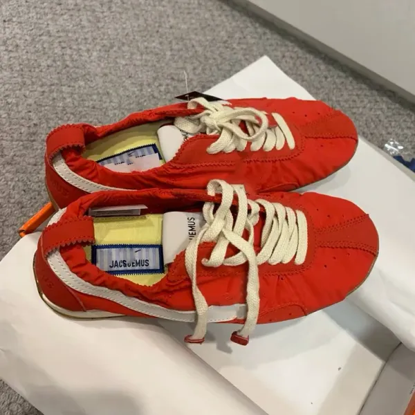 Nike Waffle Racer Red Gum Sole Sneakers - 6