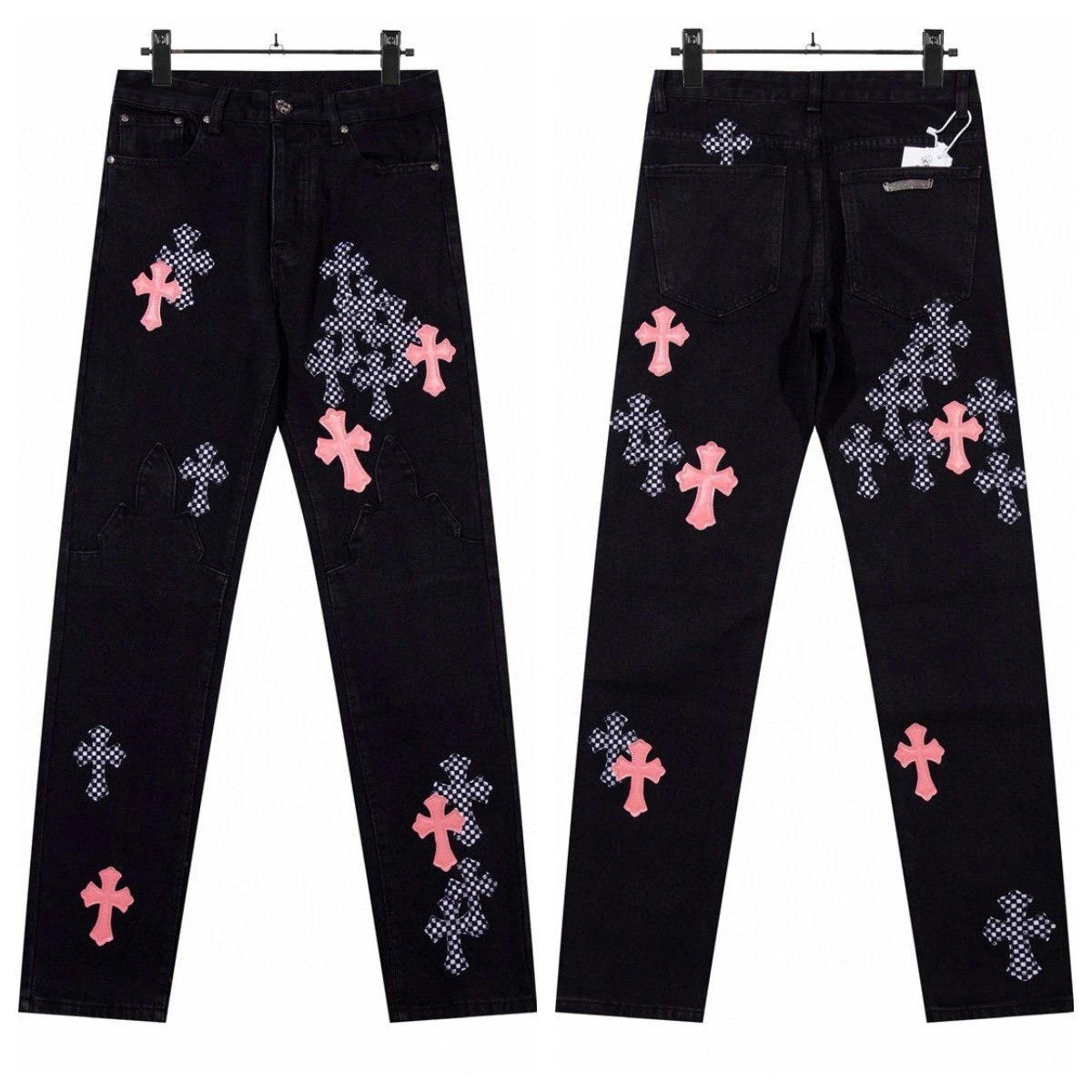 Straight-Leg Denim Jeans photo 6