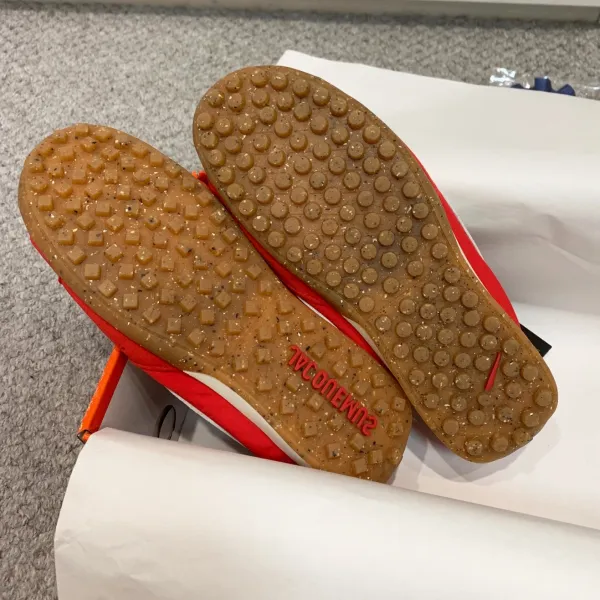 Nike Waffle Racer Red Gum Sole Sneakers - 8