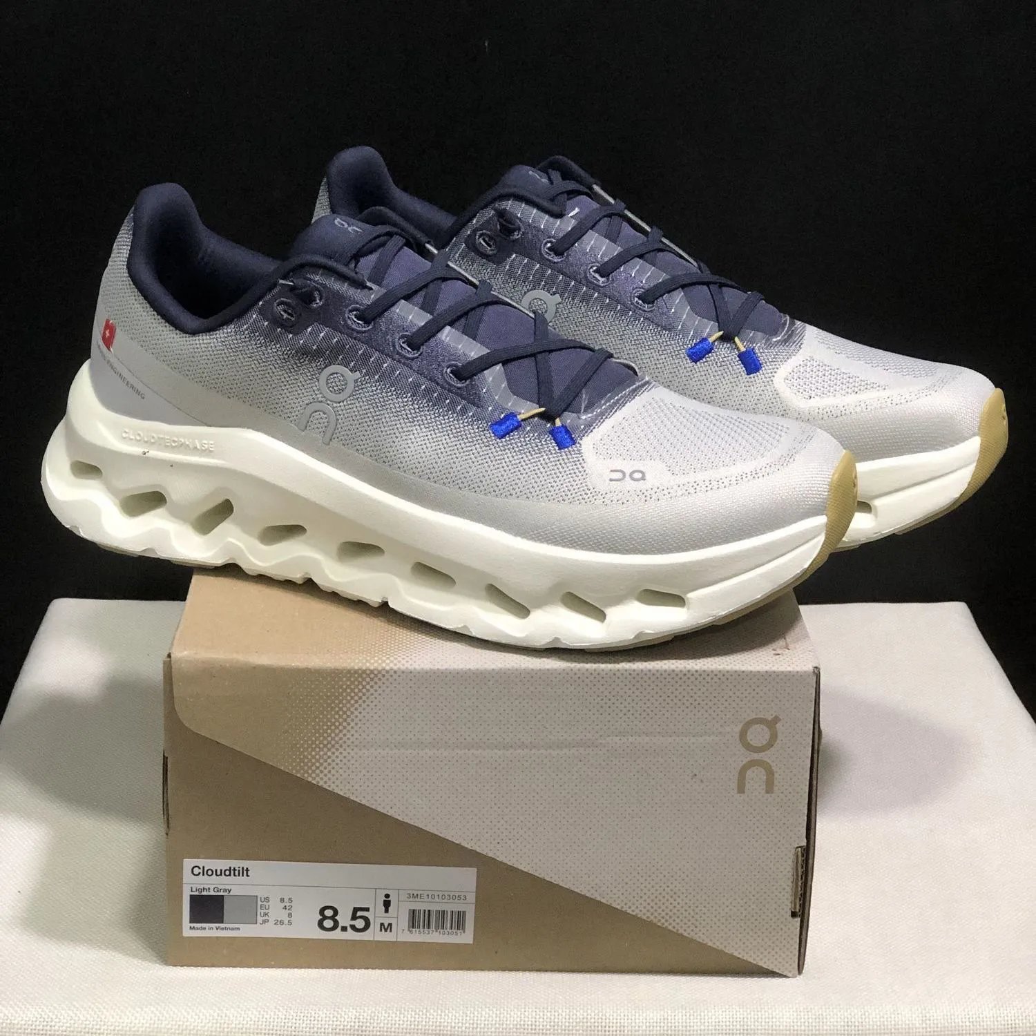 Navy Blue White