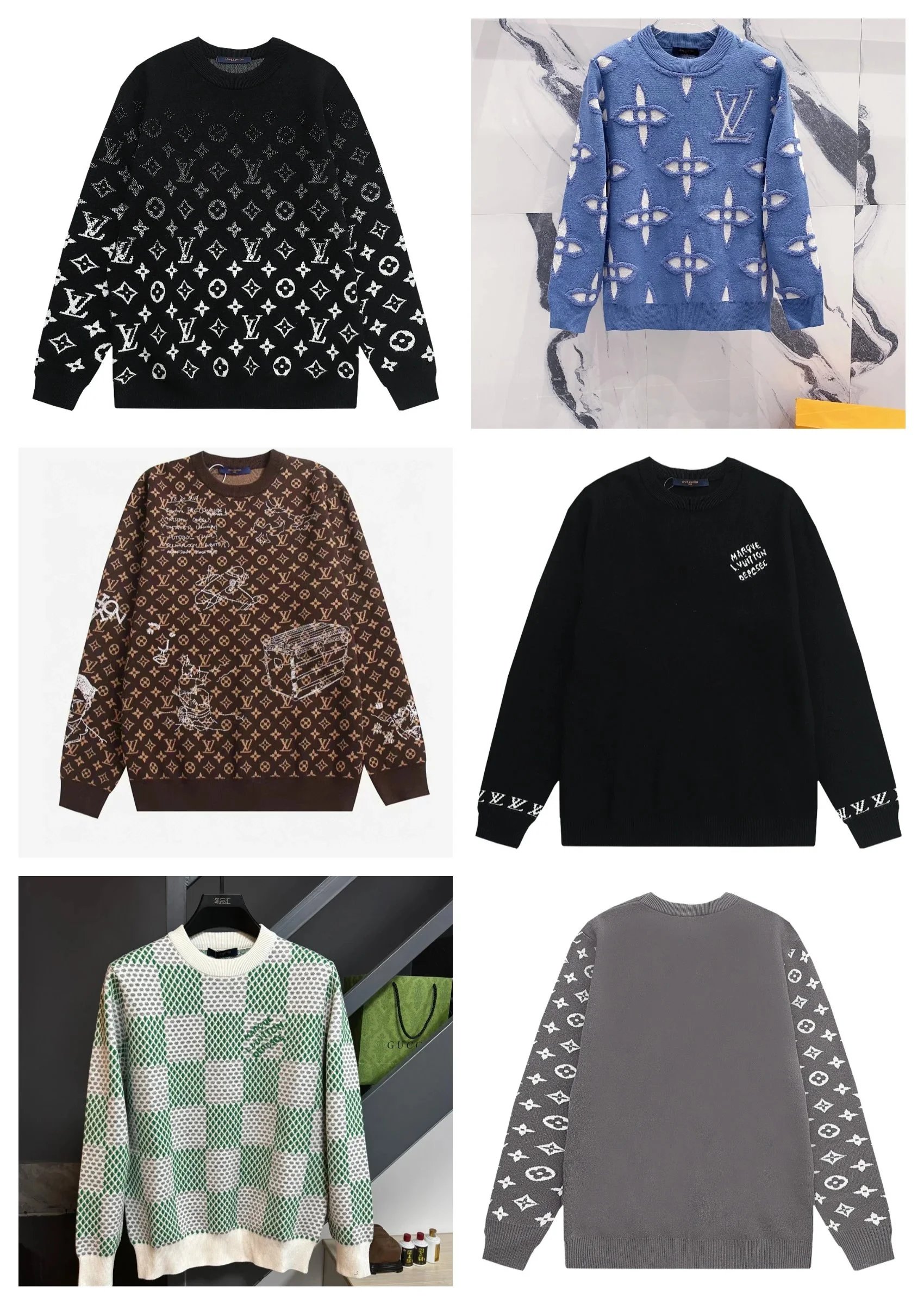 Louis Vuitton Monogram Knit Sw