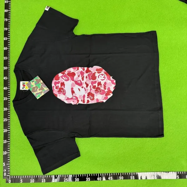 A Bathing Ape Pink Camo Big Ape Head T-Shirt - 1