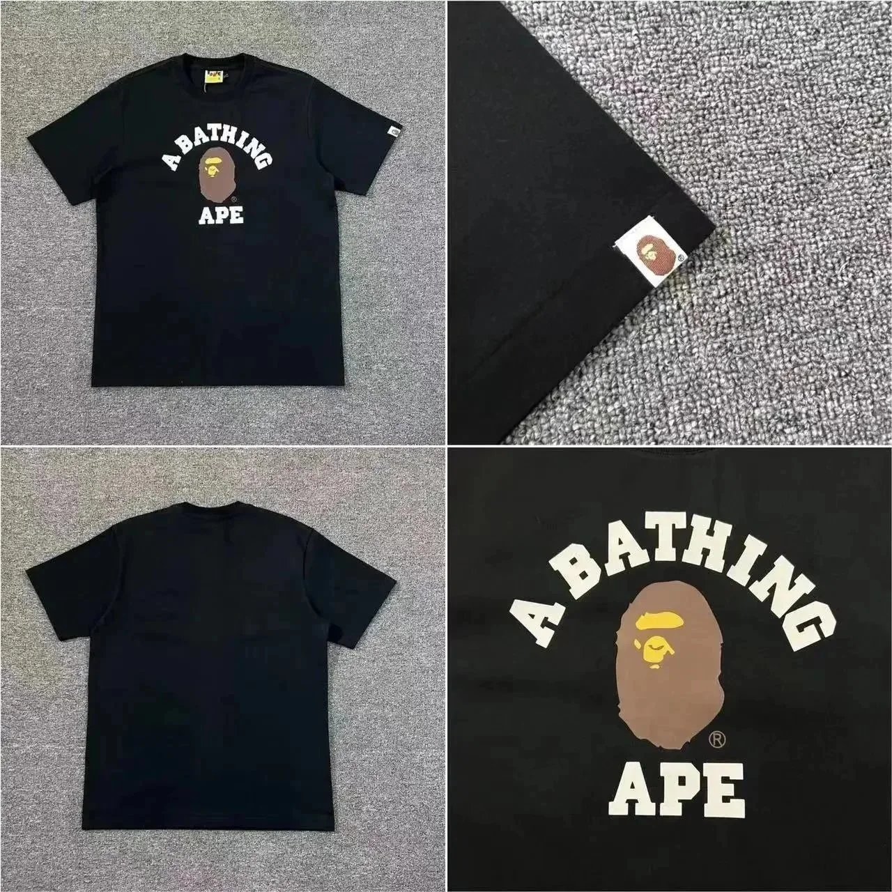 A Bathing Ape Camo Big Ape Head White T-Shirt - 9