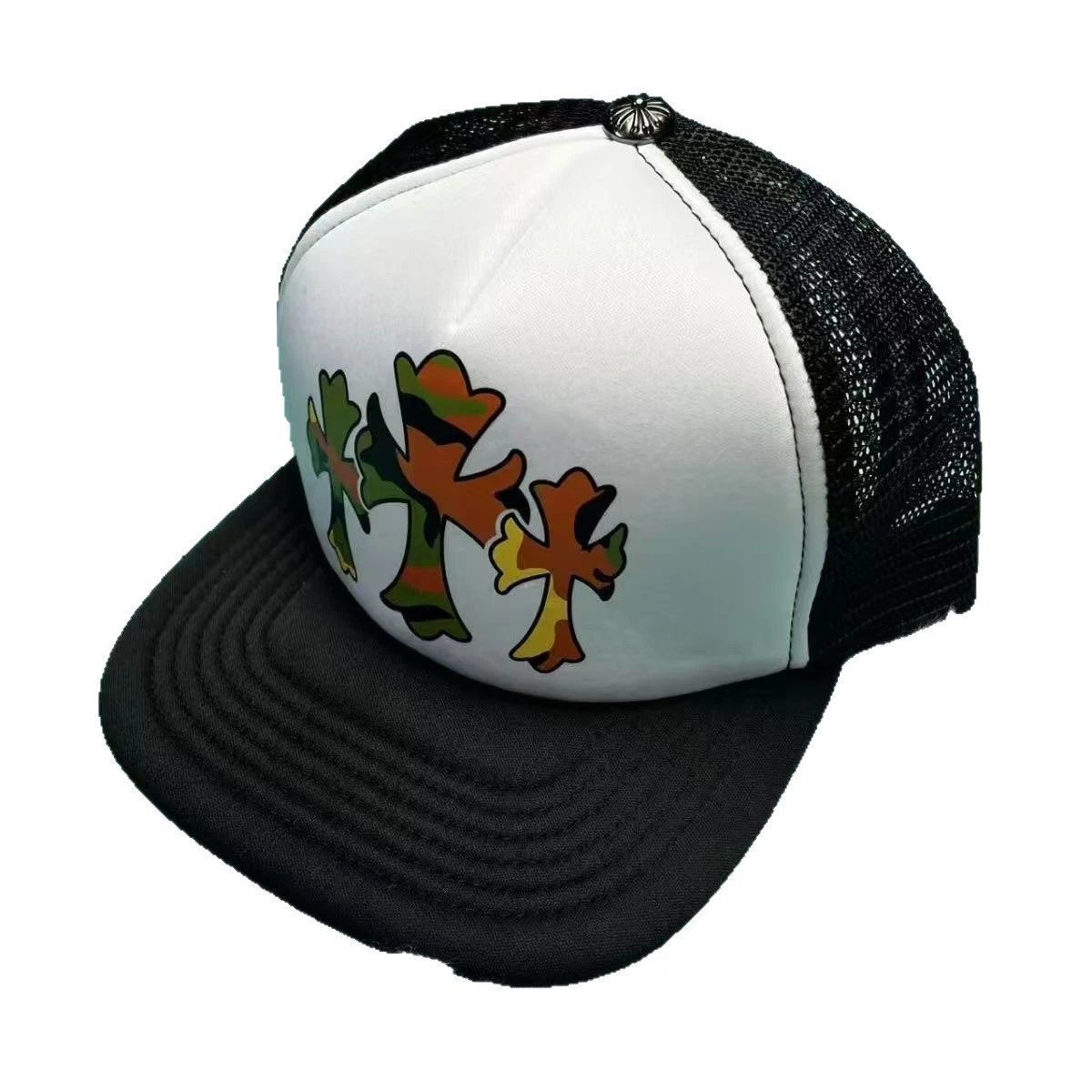 Sponge Camo Three Patch White