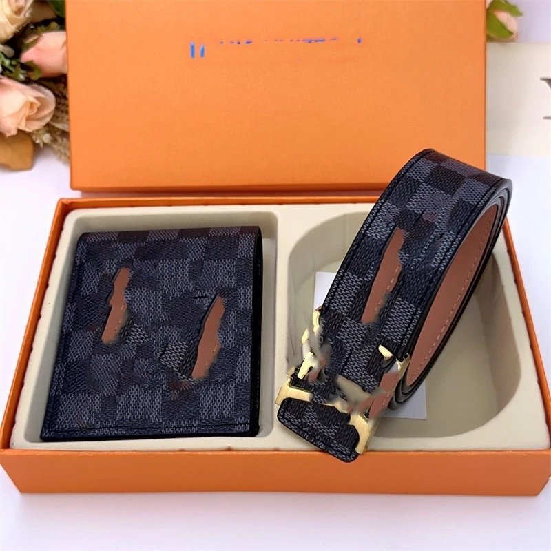 Men's Leather Belt Gift Set photo 5