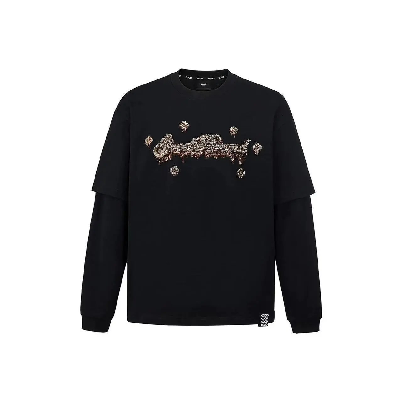 DPLS x Los Angeles Polo Sweater Navy and Beige - 13
