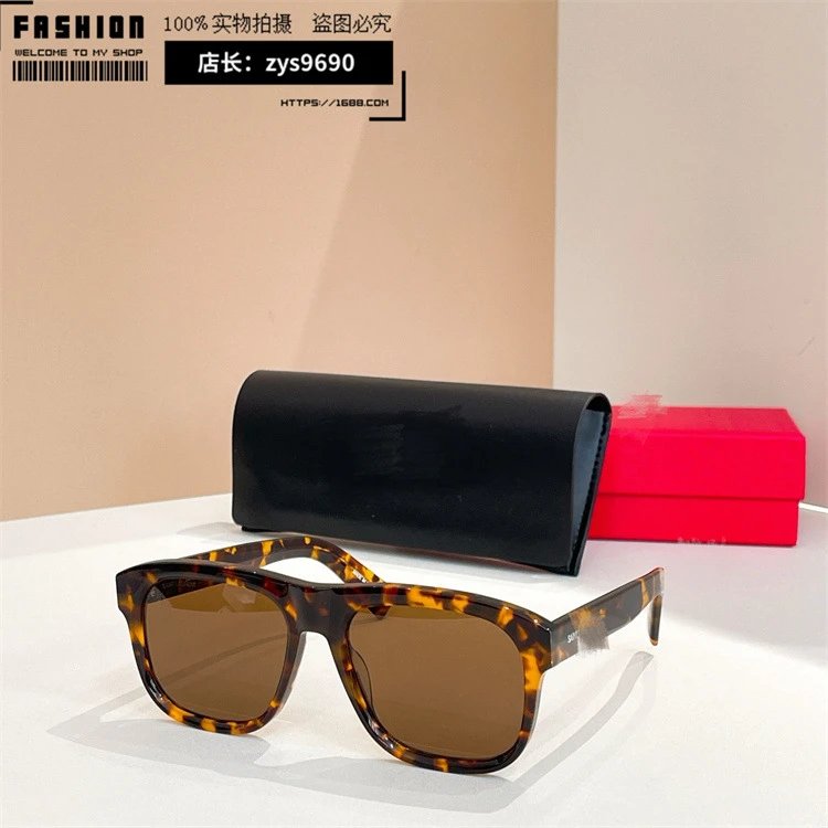Design Tortoiseshell Acetate Square Sunglasses - 7