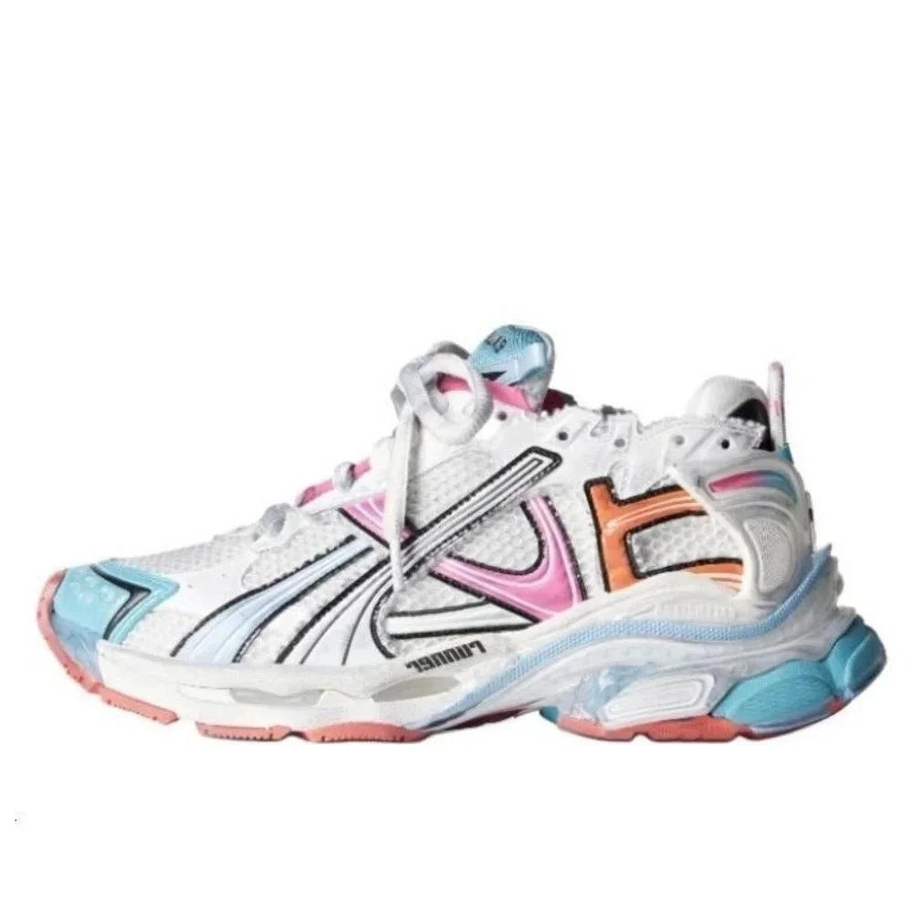 BLRN White Net Pink White Orange Bar