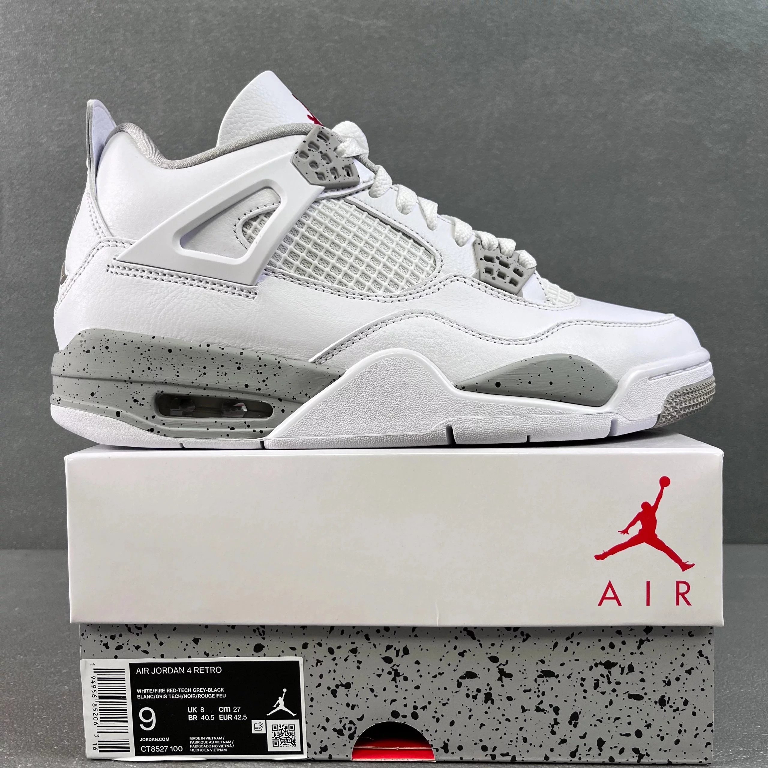 Aj4 White Oreo CT8527-100