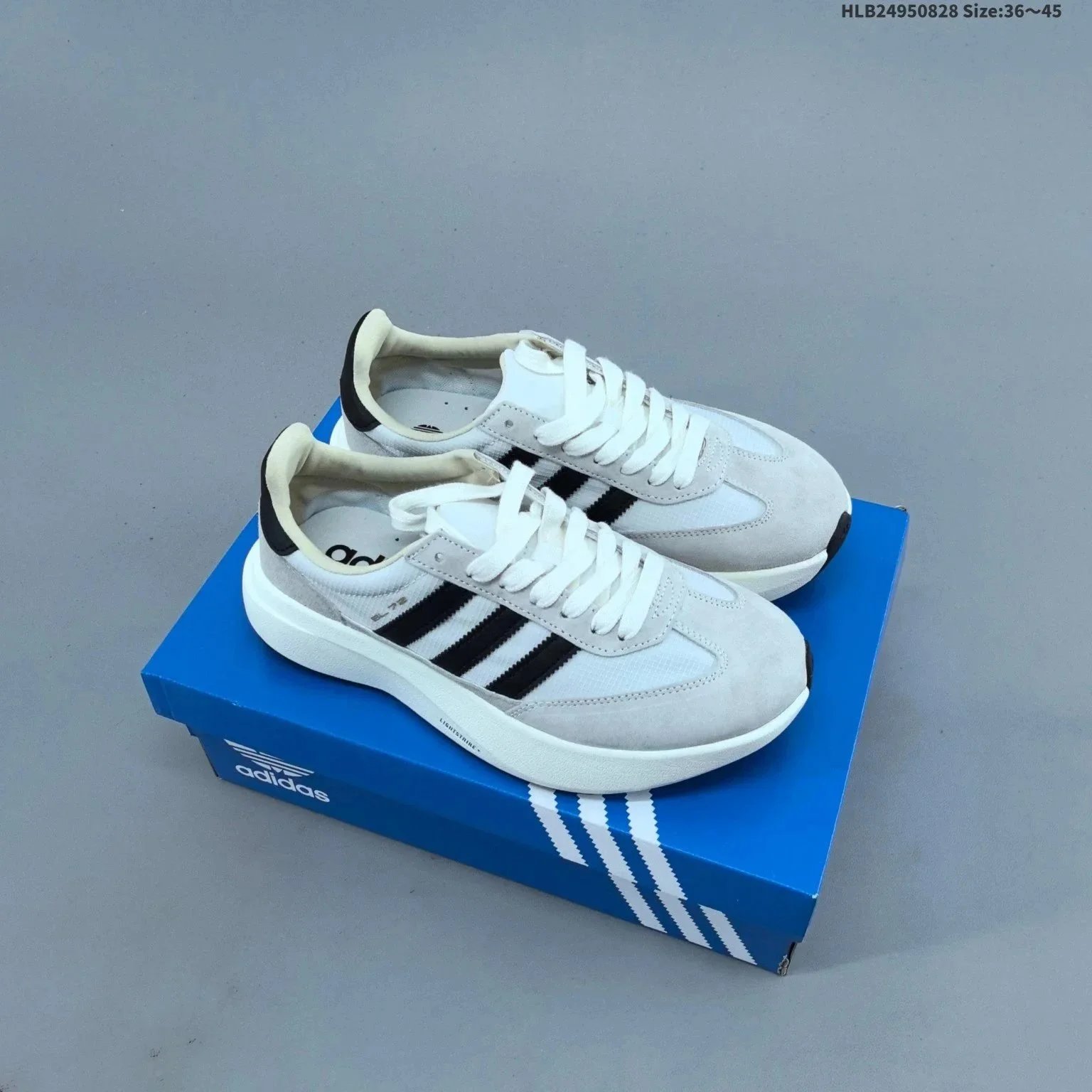 新款AdidasAdizeroSL72Pro三叶草复古休闲跑步鞋KK3074男女情侣鞋运动鞋