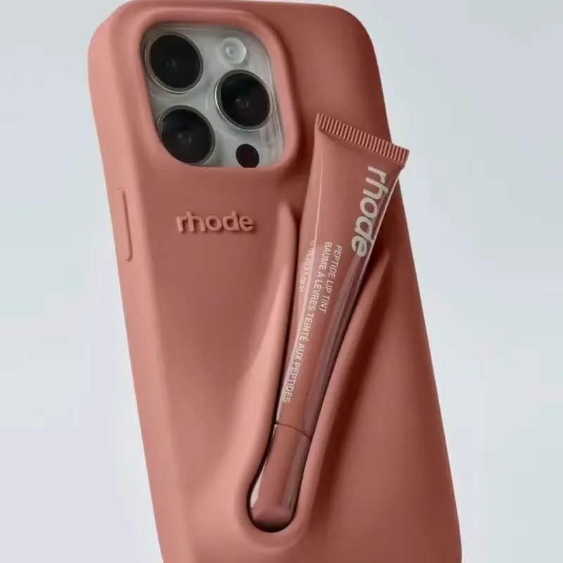 RHODE Peptide Lip Tint + Phone Case Set in Deep Brown Phone Accessories - 2