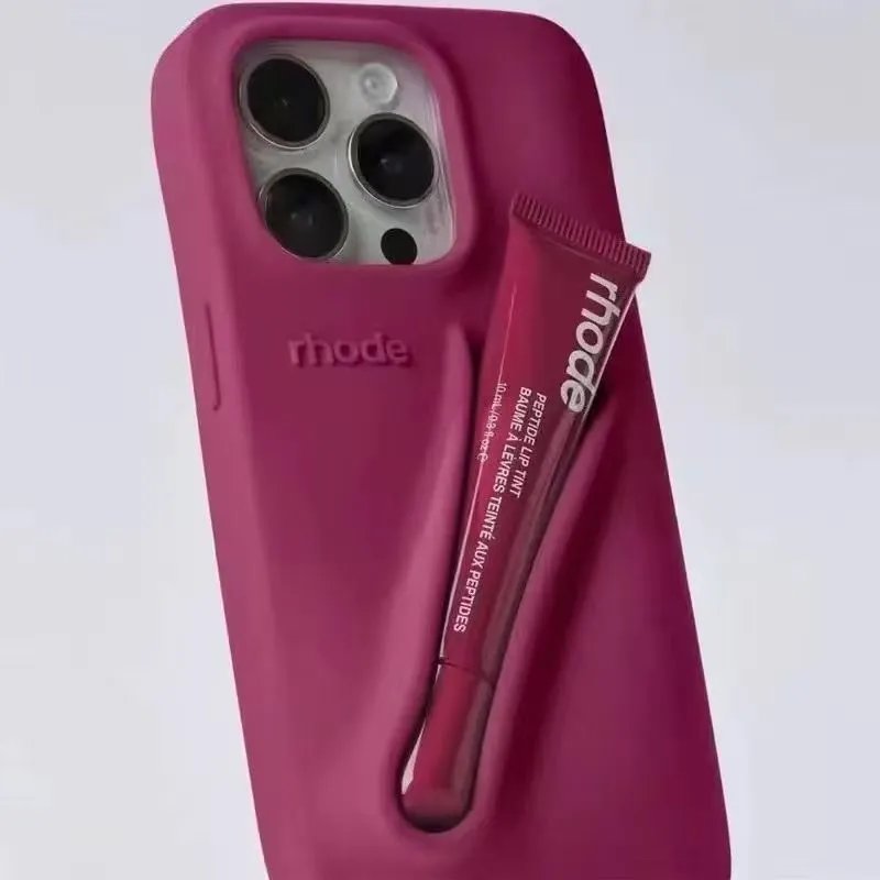 RHODE Peptide Lip Tint + Phone Case Set in Deep Brown Phone Accessories - 6