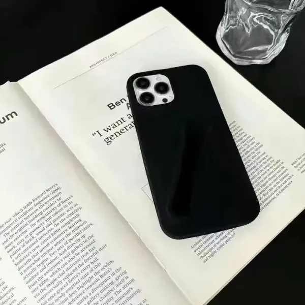 Apple iPhone 13 Pro Max Black Silicone Case Phone Accessories - 1