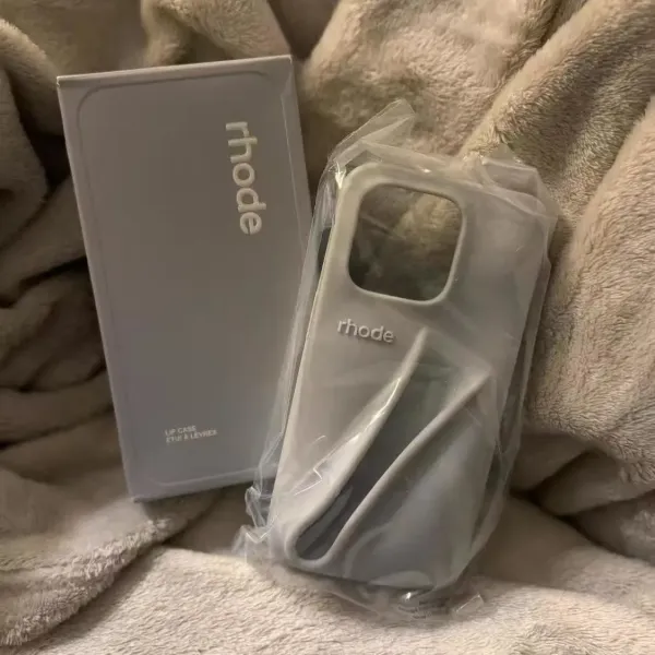 RHODE Lip Case Gray Phone Case Phone Accessories - 1