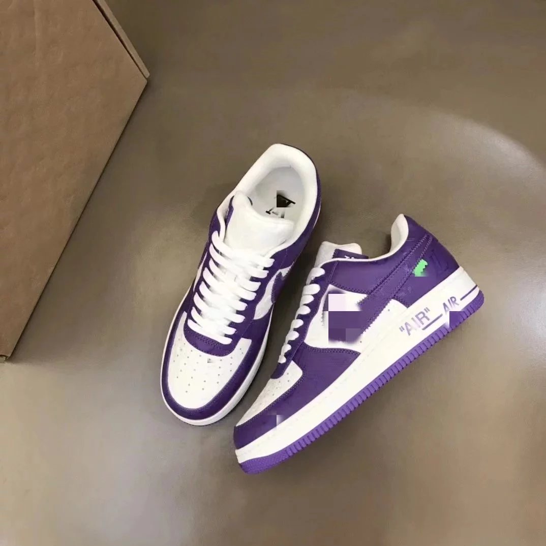 Louis Vuitton x Nike Air Force 1 Low Purple White