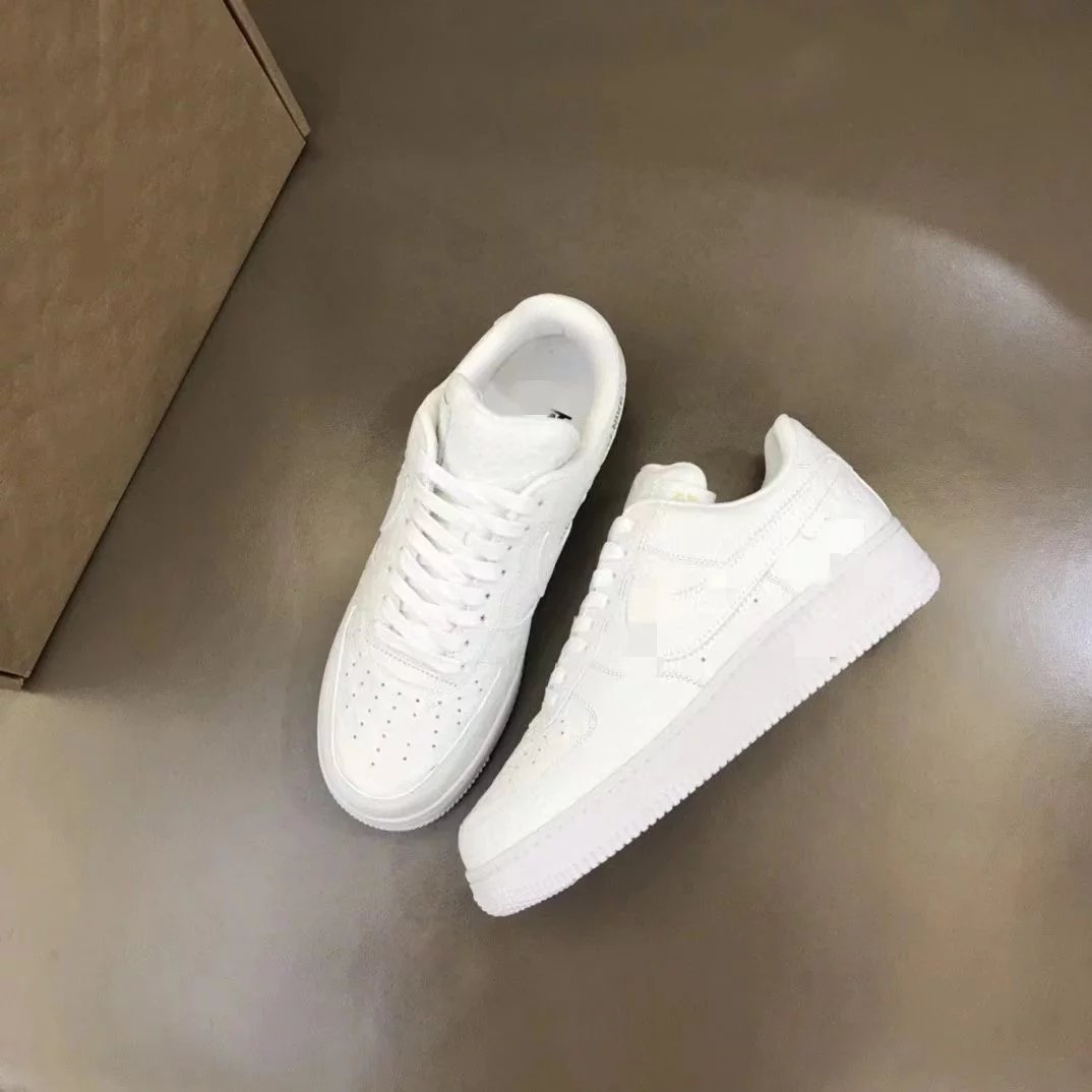 Nike Air Force 1 Low Triple White Suede