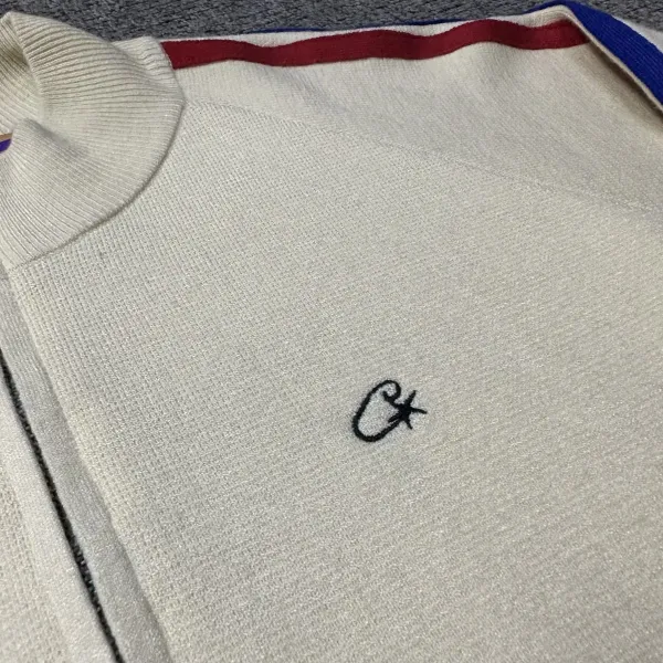 Gallery Dept x Imposter London Graffiti Knit Zip-Up Cardigan White - 24
