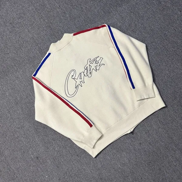 Gallery Dept x Imposter London Graffiti Knit Zip-Up Cardigan White - 18
