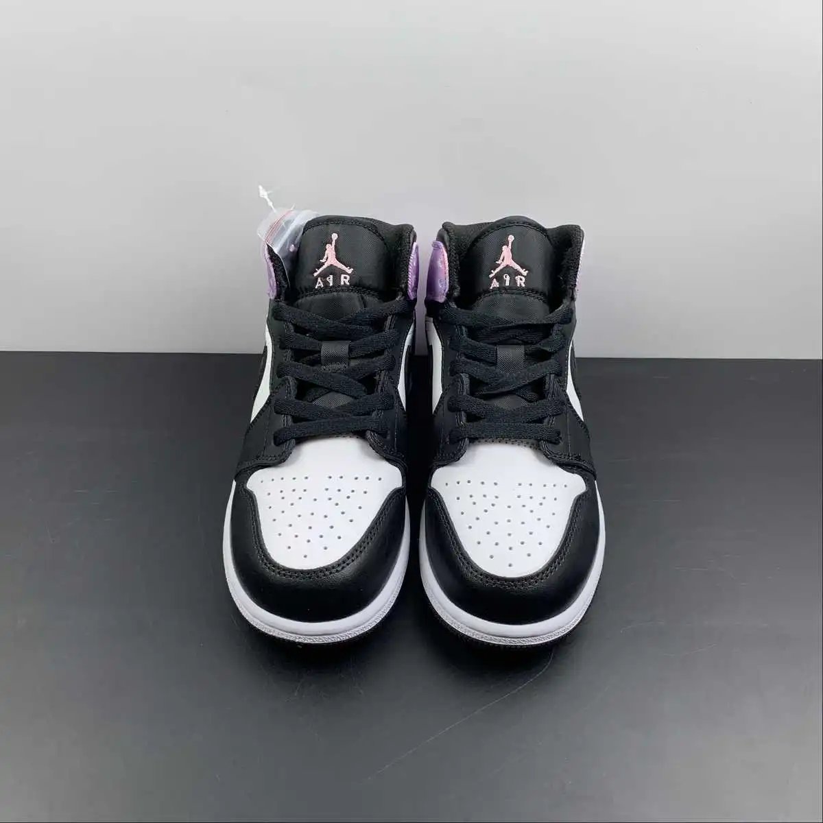 AJ1 Mid Black Purple White Tie-Dye – DM6216-001 thumbnail 3